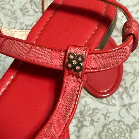 Coach Coral TStrap Women’s Sandals - Picture 3 of 8
